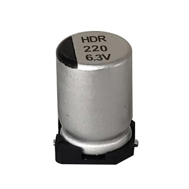 HDR dlhý život, vysoký zvlnený povrchový držiak polymér Hliník Elektrolytický kondenzátor